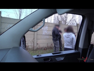 [takevan] silvia dellai - czech road police cut in on young pornstars first scene